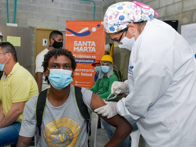 Vacunación Covid-19/ Secretaría de Salud de Santa Marta