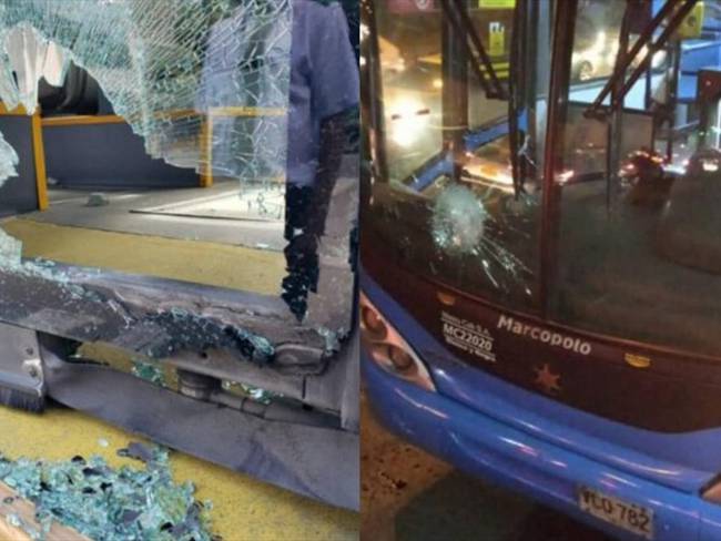 En las últimas dos semanas fueron vandalizados 33 buses del MIO. Foto: Cortesía