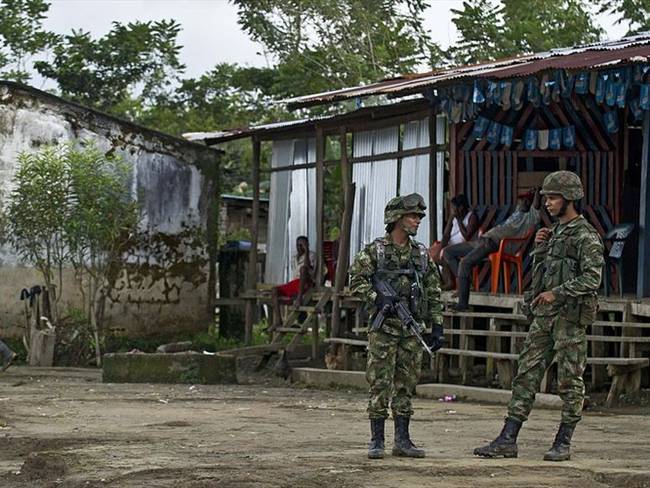 Desplazamiento forzado en Chocó. Foto: Getty Images