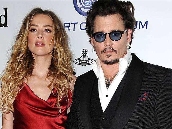 Johnny Depp y Amber Heard. Foto: Getty Images