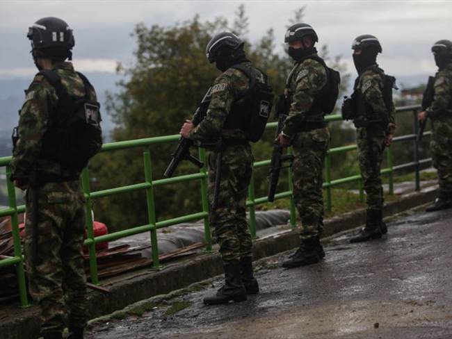 El ministro de Defensa, Diego Molano, confirmó la incorporación de 33.000 uniformados más para fortalecer la seguridad ciudadana en Colombia. Foto: Getty Images / JUANCHO TORRES