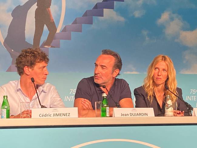 “Como buen actor, me gusta hacer papeles que me retan”: Jean Dujardin, desde Cannes
