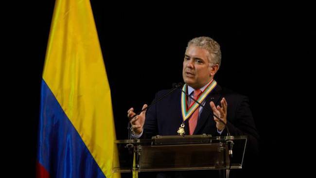 Iván Duque. Presidente colombiano. Créditos: Colprensa