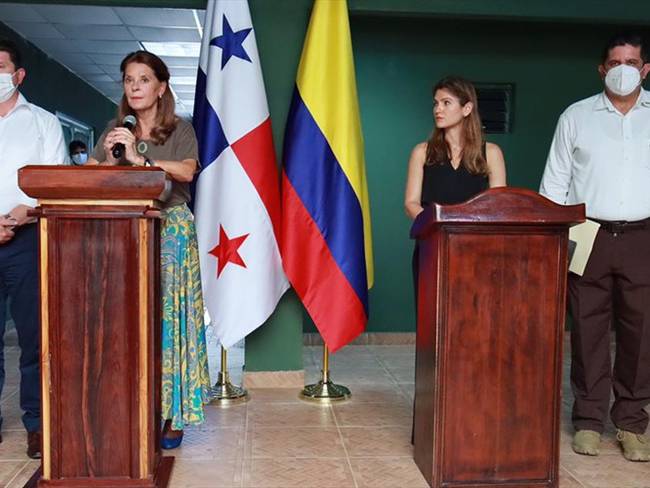 Colombia y Panamá trabajarán con la Interpol para judicializar a traficantes de migrantes en Necoclí. Foto: Cortesía Cancilería