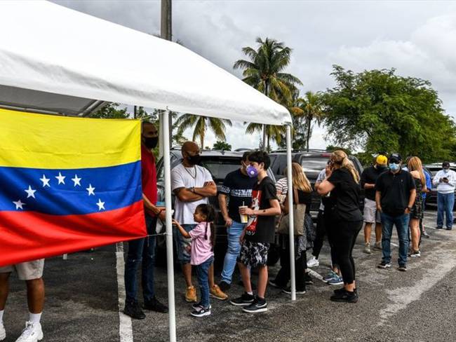 La Casa Blanca defiende la deportación de migrantes venezolanos a Colombia. Foto: Getty Images
