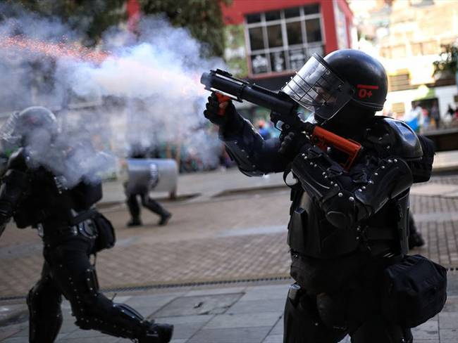 Capaz reprocha vulneración de derechos humanos contra ciudadanos en protesta. Foto: Colprensa - Sergio Acero