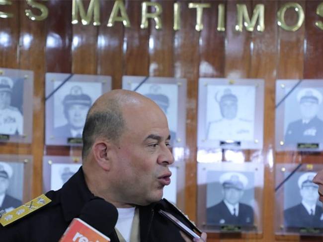 Director General Marítimo de la Armada, Juan Francisco Herrera. Foto: Colprensa
