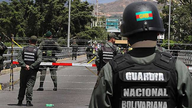Capturan a dos integrantes de la Guardia Nacional Bolivariana en Colombia. Foto: Colprensa