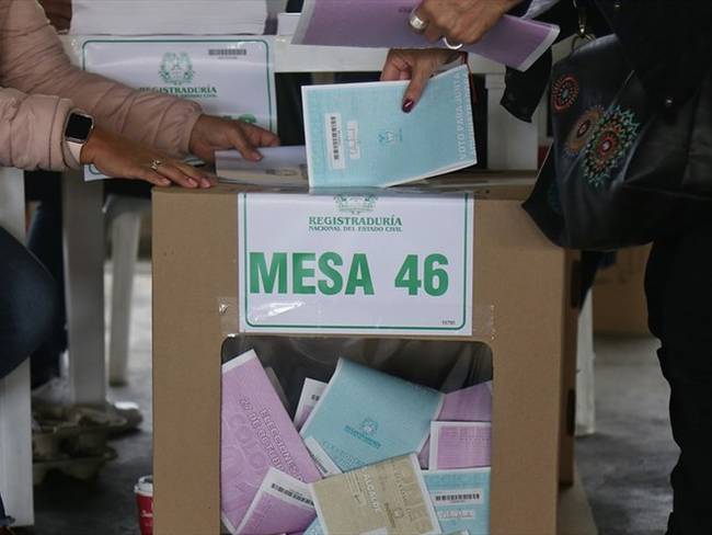 En elecciones atípicas realizadas en Duitama, Boyacá, David Ortega es elegido alcalde. Foto: Colprensa - Álvaro Tavera