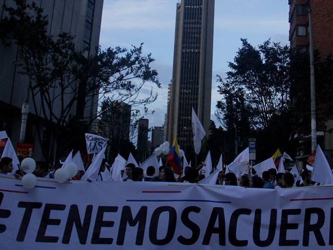 Cuatro años desde la firma del acuerdo de paz en Colombia. Foto: Colprensa