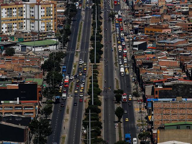 Se levanta la medida preventiva de pico y placa ambiental en Bogotá. Foto: Colprensa