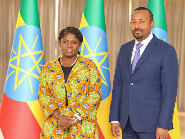 Francia Márquez y primer Ministro de Etiopía, Abiy Ahmed | Foto: Vicepresidencia