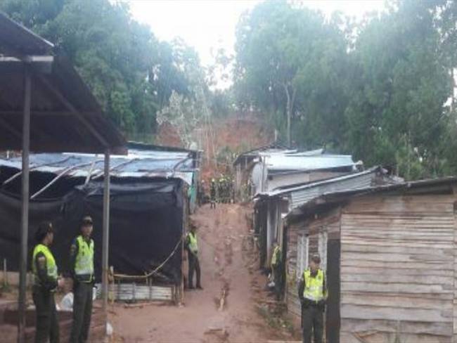 Nueve personas fallecieron en Barrancabermeja , luego de un deslizamiento de tierra que se dio en el 2018. . Foto: La W.