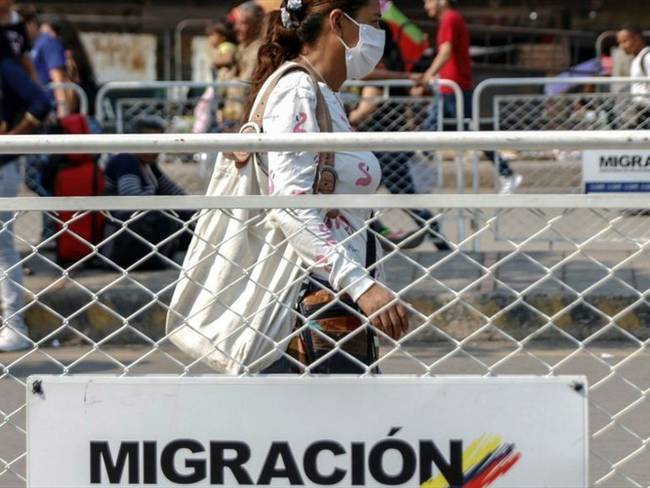 &quot;Colombia está dispuesta a empezar un proceso ordenado de ese paso fronterizo&quot;, dijo Iván Duque. Foto: Getty Images / SCHNEYDER MENDOZA