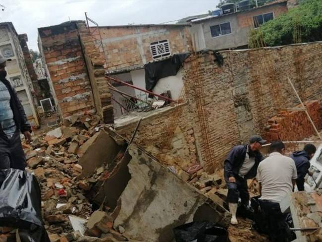 En Cúcuta denuncia crisis sanitaria tras caída de pared del Cementerio Central. Foto: Cortesía Audrey Carrillo