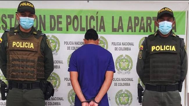 Capturan a hombre que habría golpeado a mujer en un motel en Córdoba. Foto: Policía.