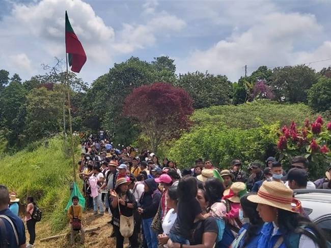 Confirman la muerte de un campesino en medio de los choques en Caldono, Cauca