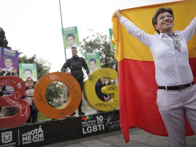 Claudia López lidera las encuestas para la próxima alcaldía de Bogotá. Foto: Colprensa