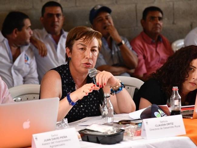 Claudia Ortiz fue suspendida por la Procuraduría por presunta participación en política. Foto: Colprensa