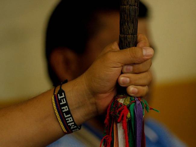 Se trata de Ramón Ascué, comunero indígena, quien fue atacado con arma de fuego por sicarios. Foto: Colprensa