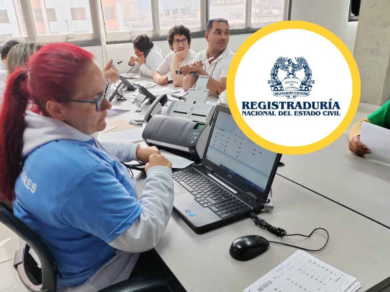 Auxiliar administrativo Registraduría - Colprensa