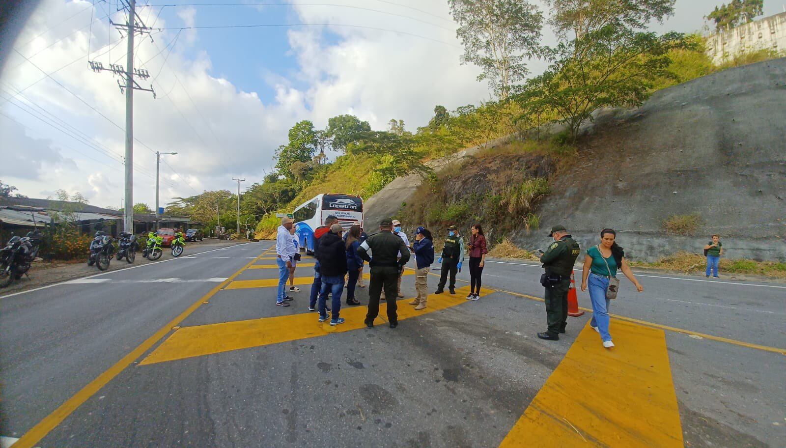 Autoridades refuerzan los controles migratorios en Bucaramanga. Foto: Alcaldía de Bucaramanga.