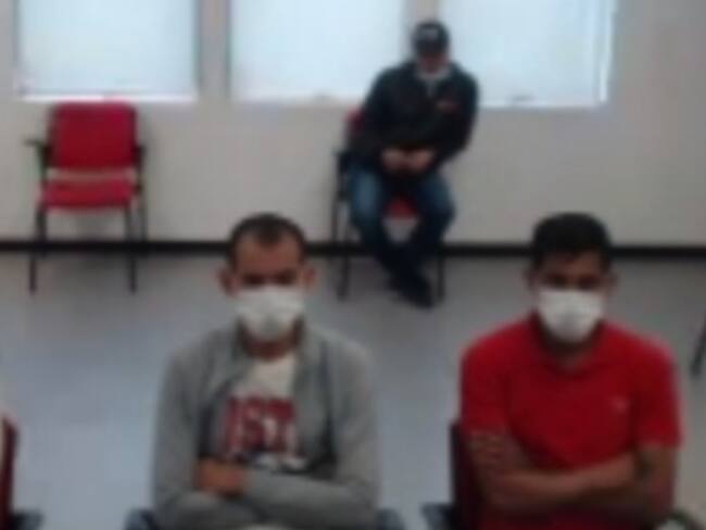 Implicados en el homicidio del fiscal Pecci. Foto: Cortesía Fiscalía General de la Nación