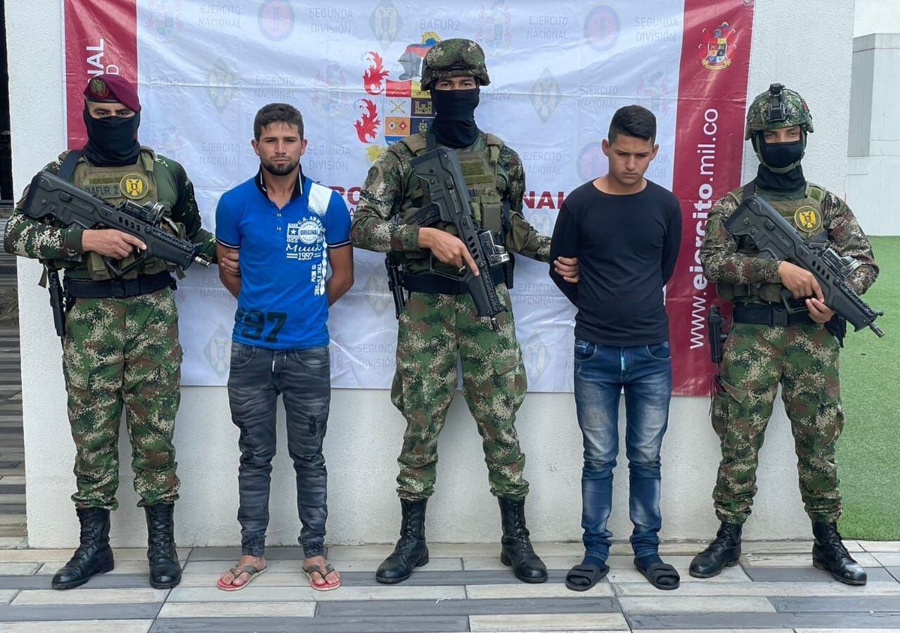 Capturados dos integrantes de la disidencia de las Farc en Norte de Santander. Ejército Nacional 