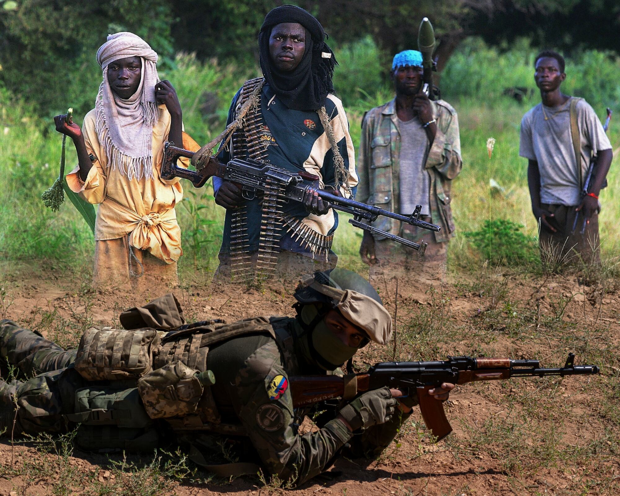 La ONG Red de Médicos de Sudán alertó que decenas de civiles desarmados fueron atacados por paramilitares sudaneses y mercenarios de Colombia y Chad “por motivos étnicos” mientras avanzan los combates.
(foto:   Caracol Radio / Getty )