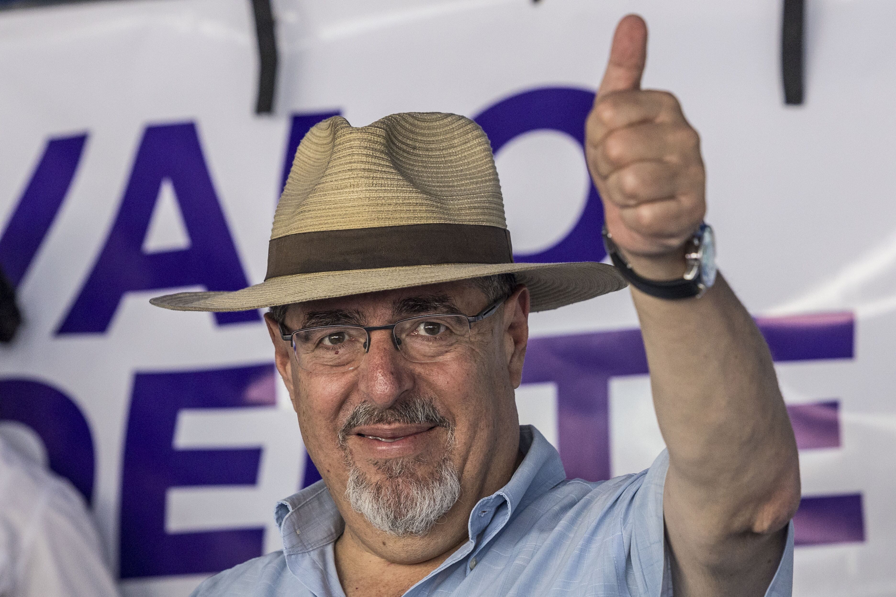 Bernardo Arévalo de León, candidato a la presidencia de Guatemala.