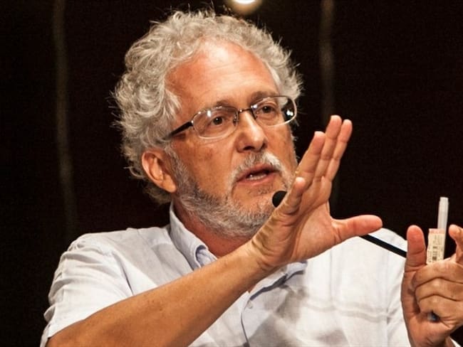 Héctor Abad Faciolince en el Hay Festival de Cartagena, 2014. Foto: Getty Images/STR