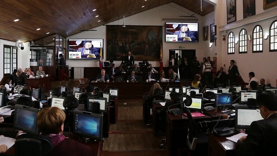La concejal Nely Mosquera fue elegida como la nueva presidenta del Concejo de Bogotá con 25 votos a favor. Foto: Colprensa