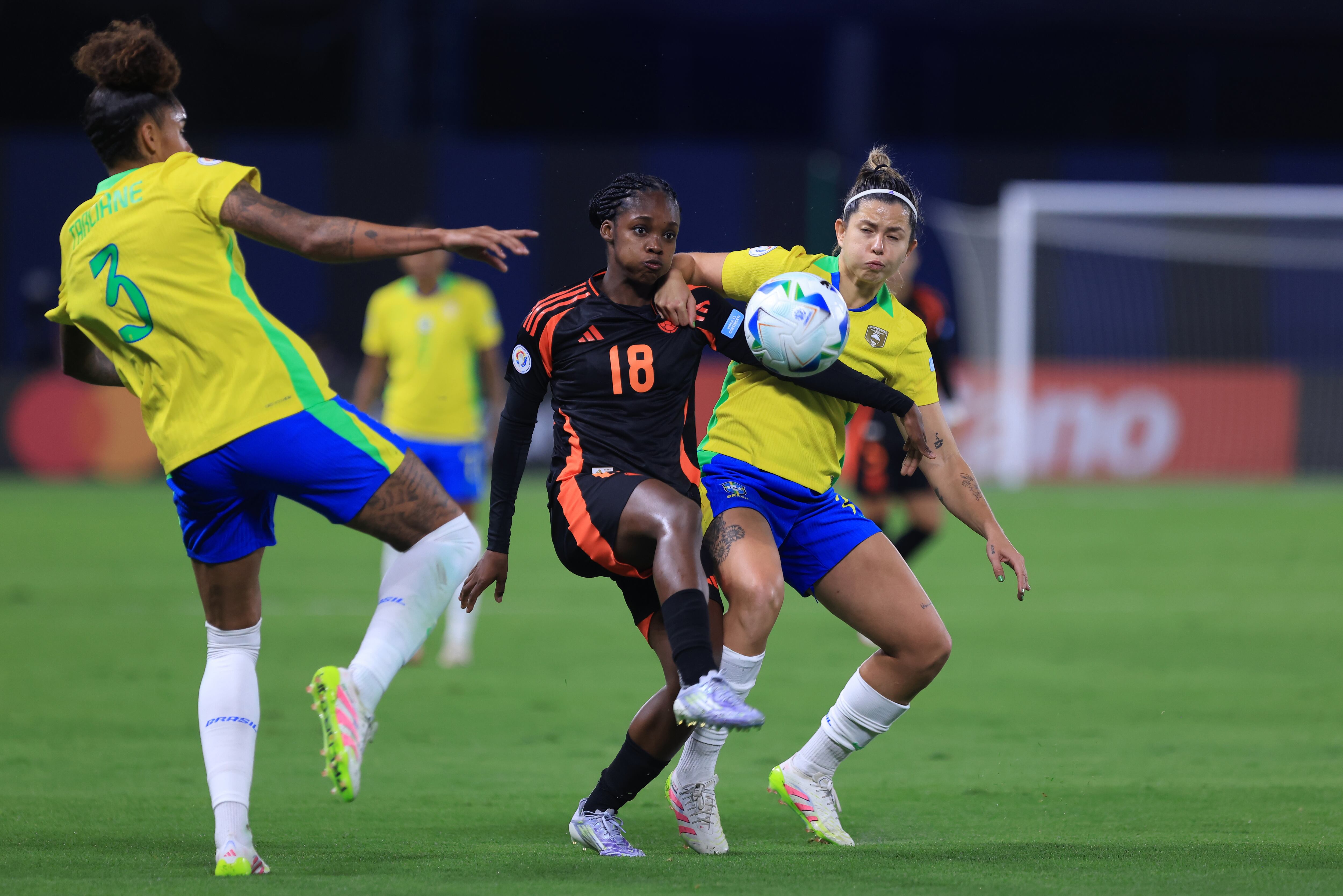 Colombia vs. Brasil. Foto: Franklin Jacome/Getty Images.