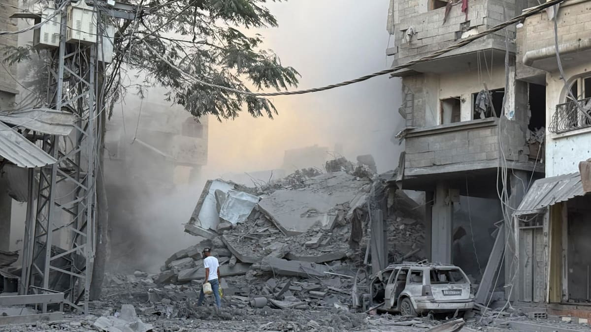 Defensa Civil de Gaza reportó 22 muertos por ataques israelíes