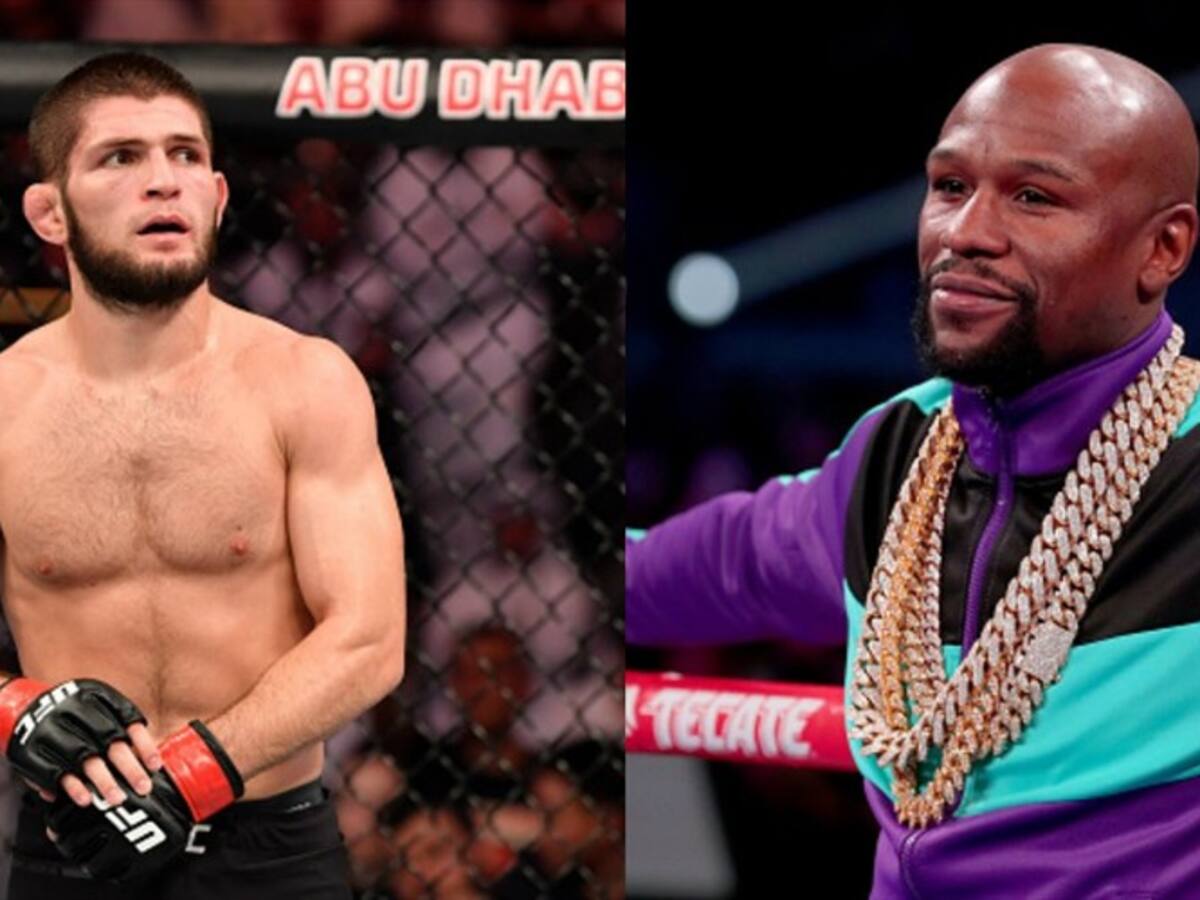 El reto de Khabib Nurmagomedov a Floyd Mayweather: ¡lo quiere en el octágono!