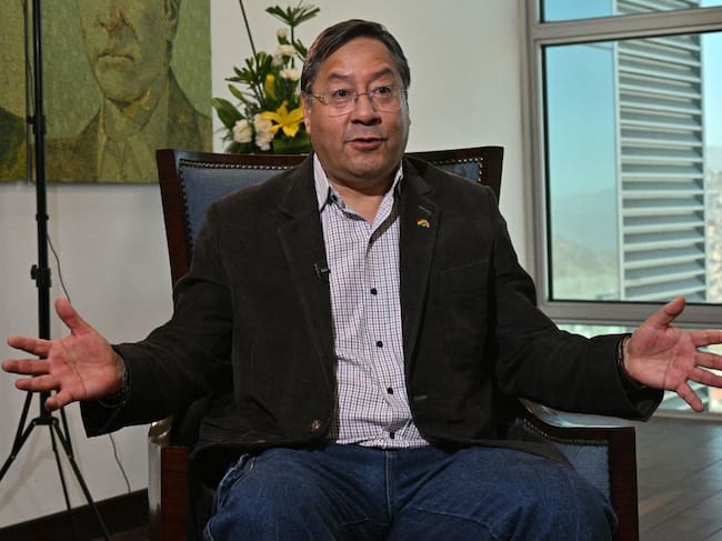 Luis Arce. I Foto: AIZAR RALDES/AFP via Getty Images.