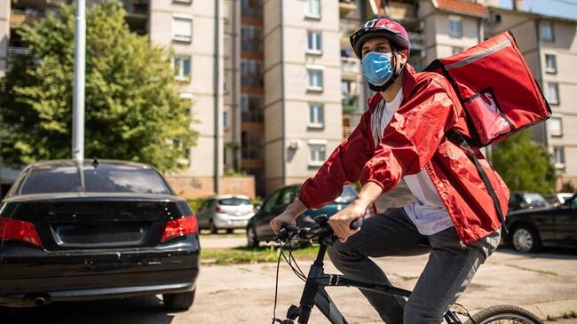 'iFood' anuncia el pago de seguridad social para 44.000 domiciliarios de la plataforma. Foto: Getty Images