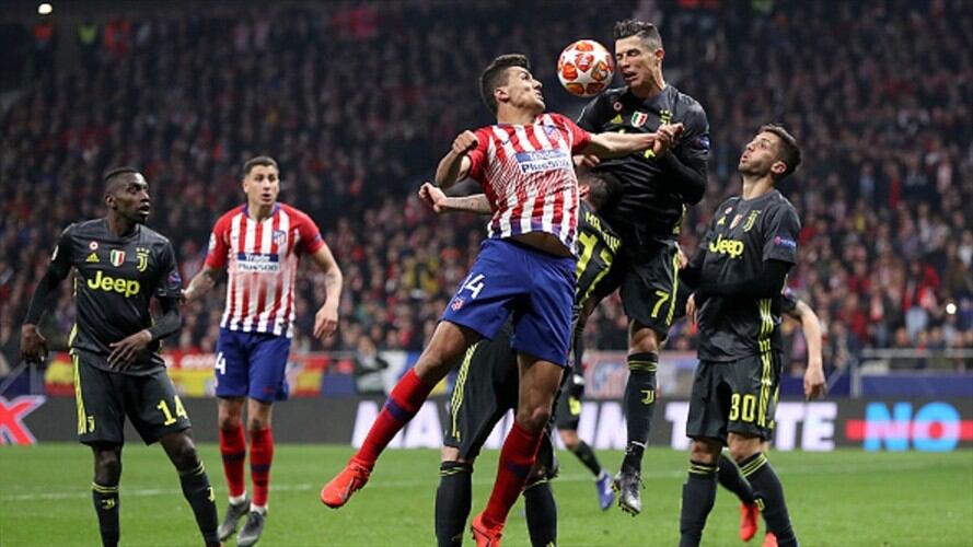 Atlético de Madrid gana 2-0 a Juventus y se pone en ventaja para la vuelta. Foto: Getty Images