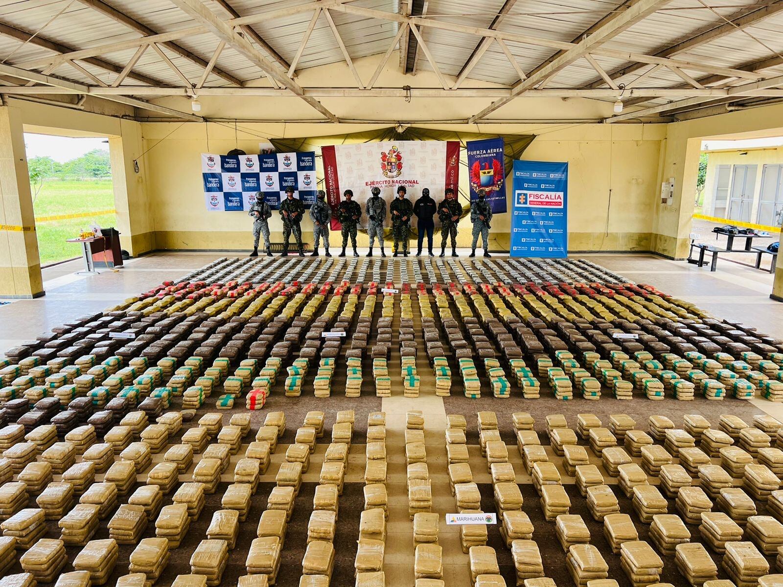 Incautan más de dos toneladas de marihuana en Casanare