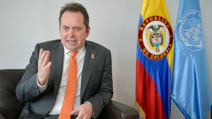 Jefe de la Misión de Verificación para el Acuerdo de Paz, Carlos Ruiz Massieu. Foto: Getty Images