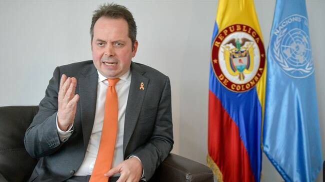 Jefe de la Misión de Verificación para el Acuerdo de Paz, Carlos Ruiz Massieu. Foto: Getty Images