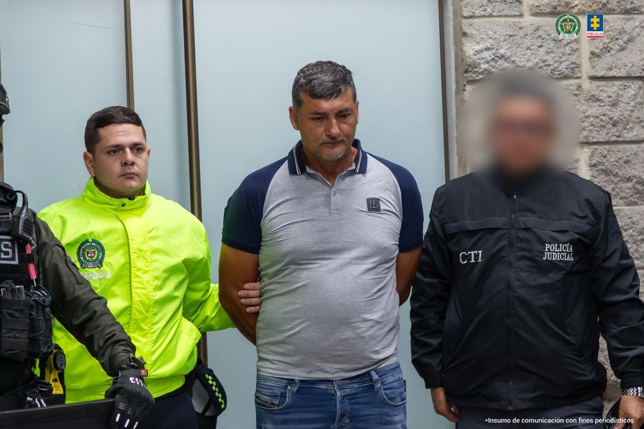 Simeón Pérez Marroquín, alias ‘El Viejo’, jefe de red criminal que ejecutó el ataque contra Miguel Uribe. Foto: Fiscalía