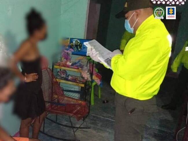Las amenazas fueron enviadas por la hermana y el vecino de una de las lideresas sociales víctima de las amenazas en El Salado. Foto: Fiscalía General de la Nación