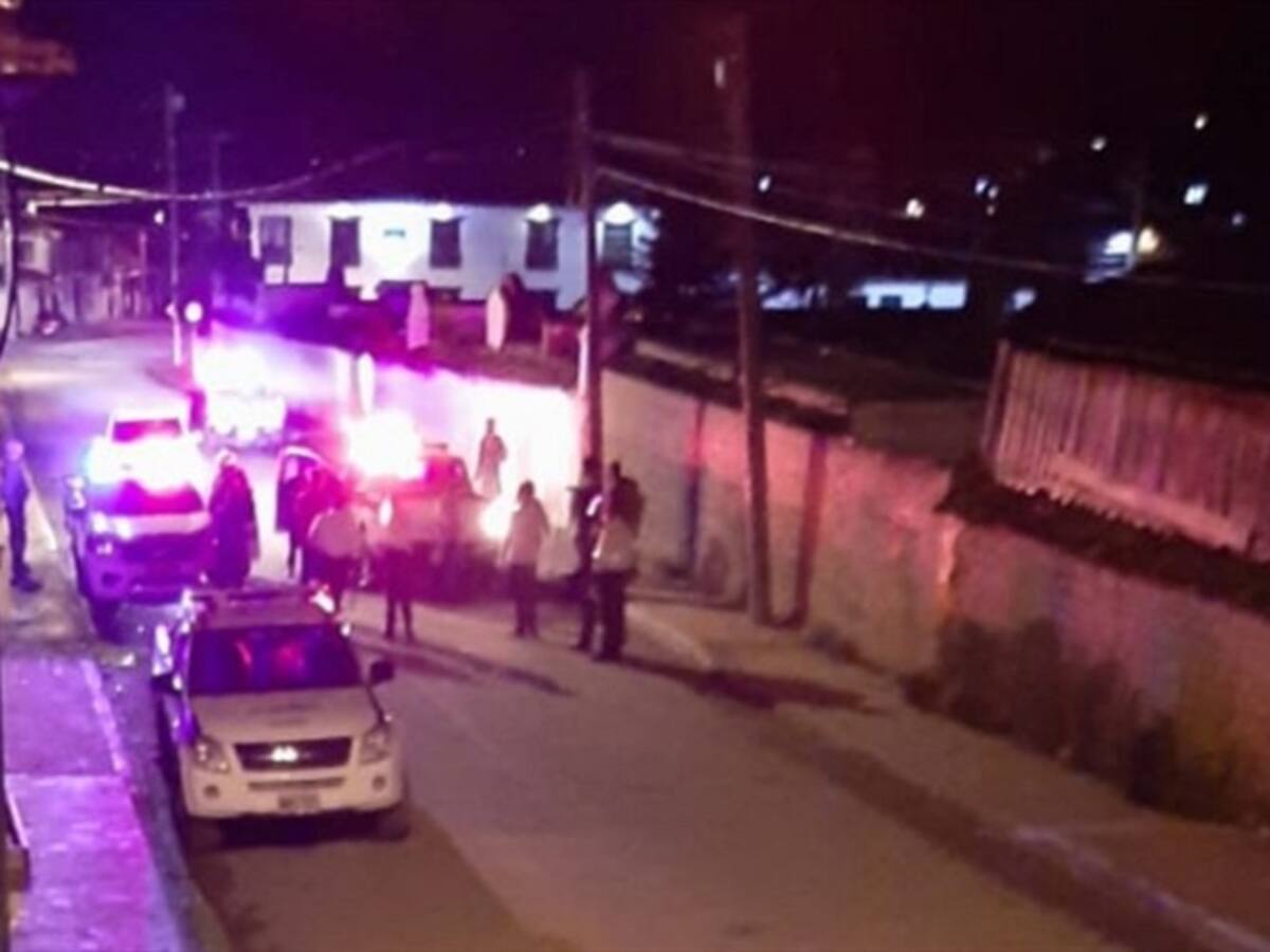 Cuatro capturados por riña donde participaron 60 personas en Villa de Leyva