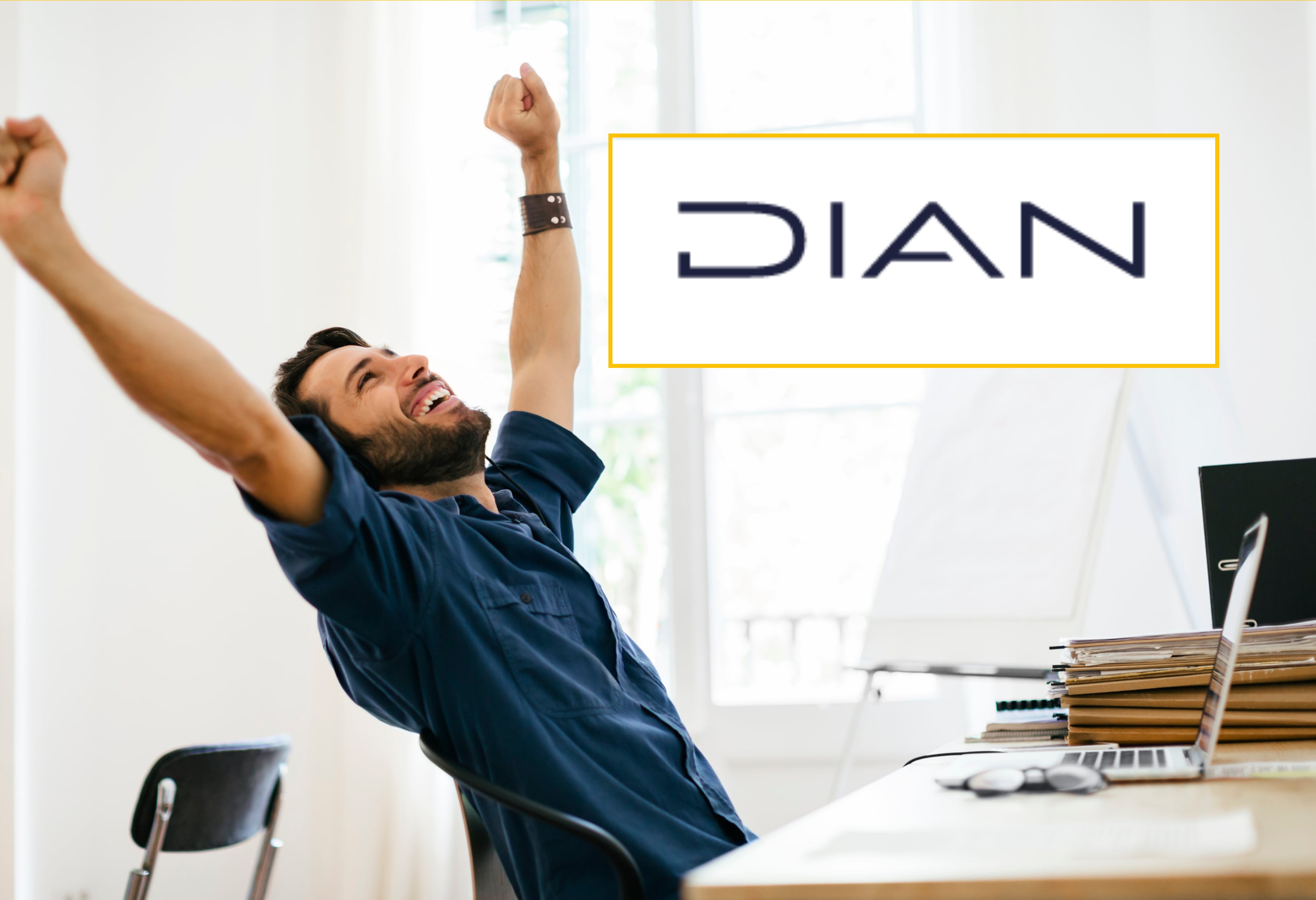 Imagen de referencia y lodo DIAN. Foto: Getty Images / DIAN