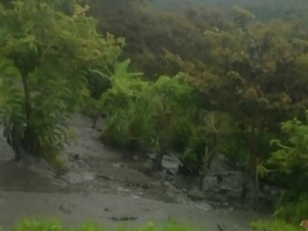 Boyacá: Remoción en masa arrasa con cultivos y animales en Socotá