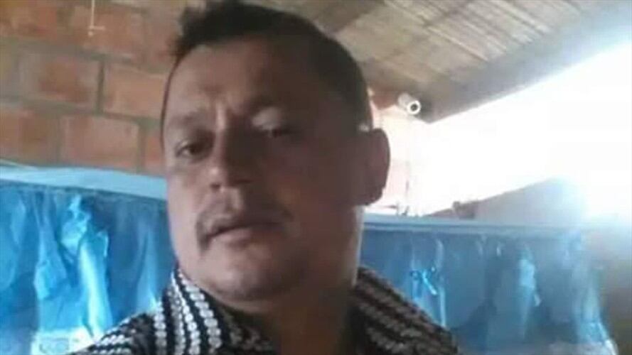 Daniel Rojas Zambrano, presidente de la Junta de Acción Comunal de la vereda López Adentro, fue atacado cuando salía de su vivienda. Foto: Cortesía Sucesos Cauca