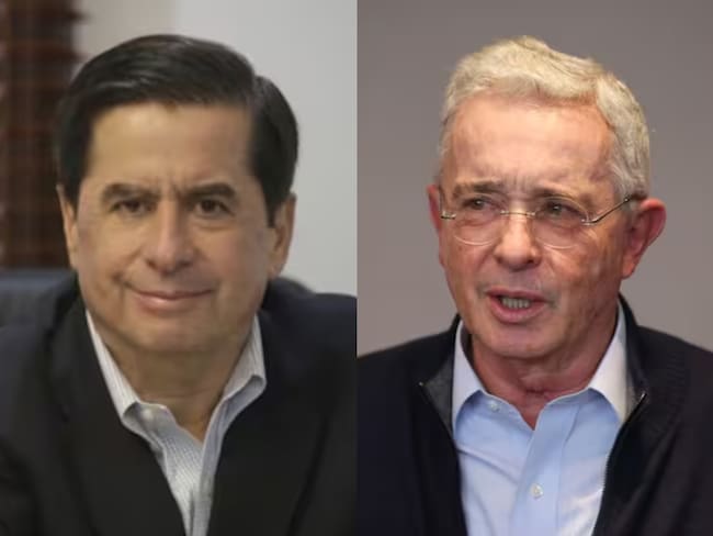 Juan Fernando Cristo y Álvaro Uribe