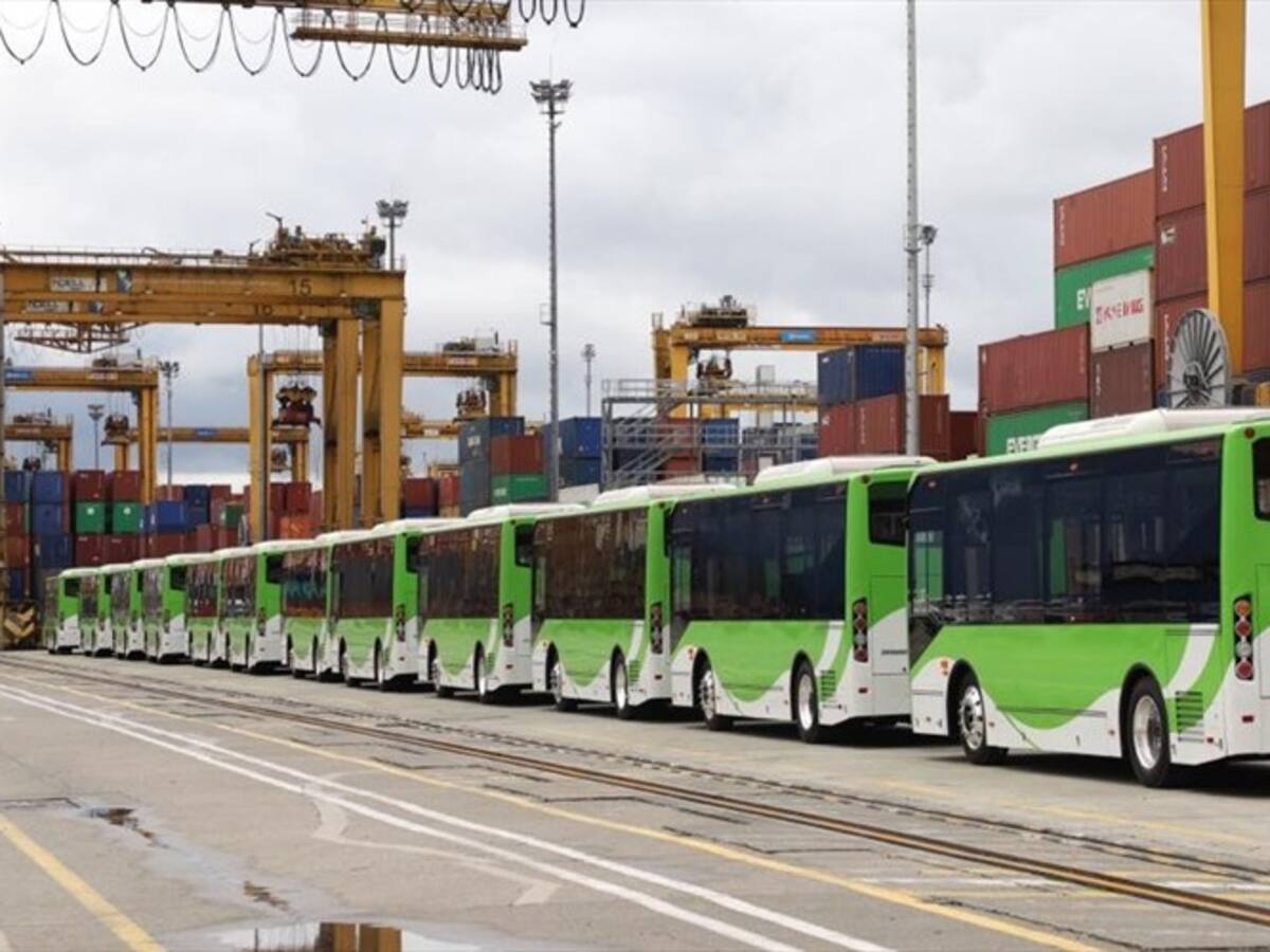 Llegaron 47 buses eléctricos y a gas para el mejorar el transporte masivo de Cali