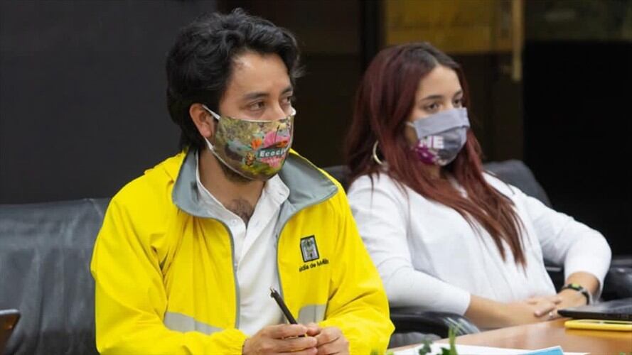 Renunció Carlos Cadena Gaitán, secretario de Movilidad de Medellín. Foto: Twitter @estebanrestre Secretario de Gobierno de Medellín